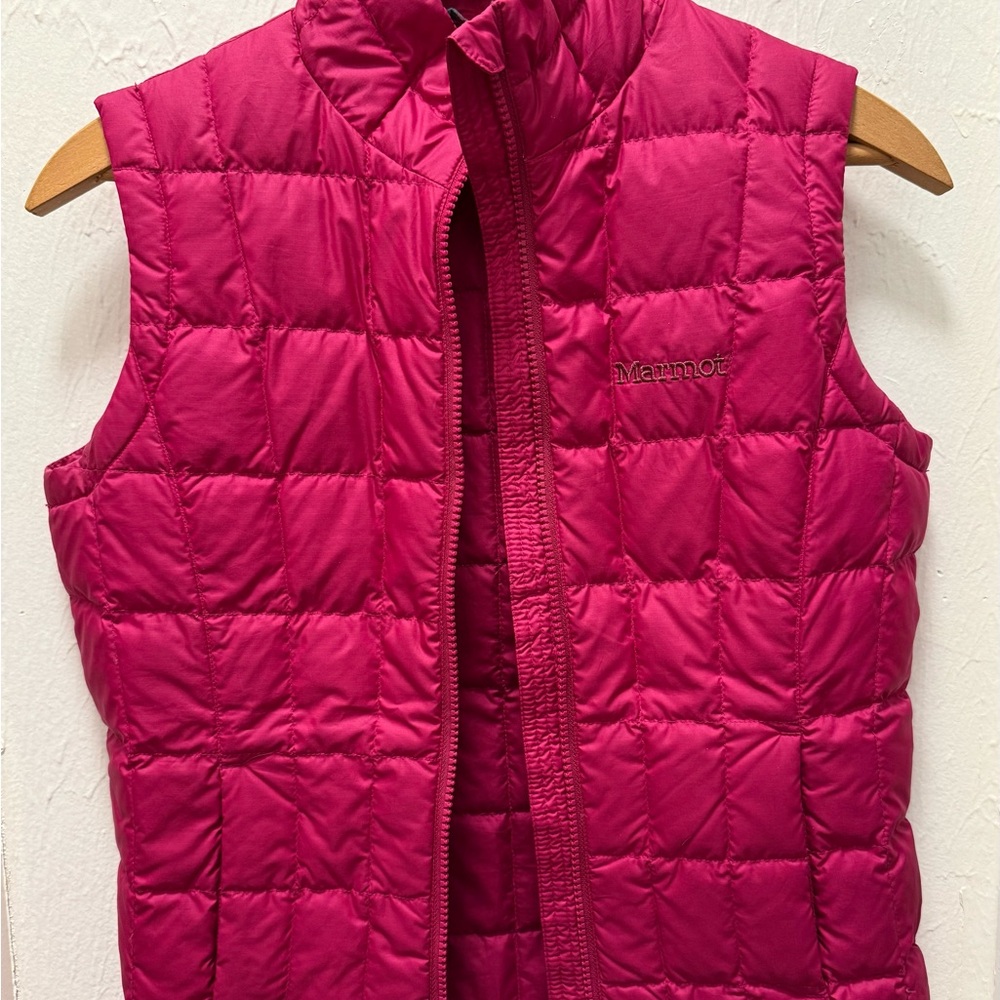 Marmot Women's Pink Quilted Puffy Vest
